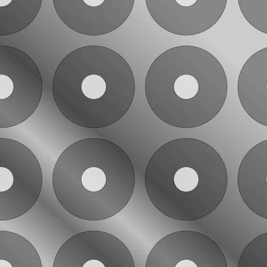 R025B10 — Ø2.5mm round hole perforated sheet