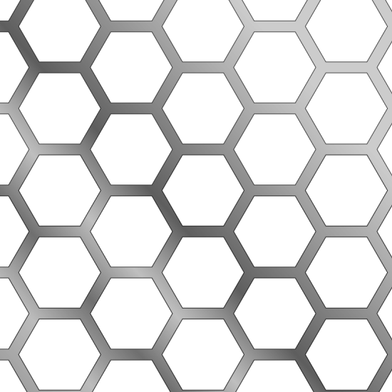 R025B10 — Ø2.5mm round hole perforated sheet