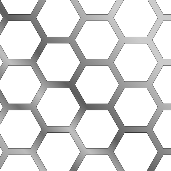 R025B10 — Ø2.5mm round hole perforated sheet