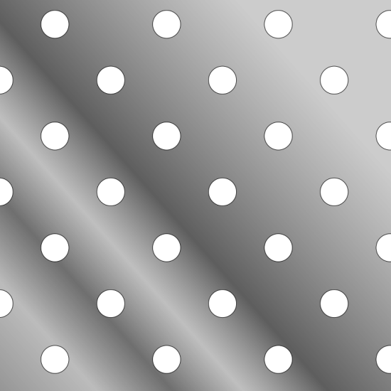 R025B10 — Ø2.5mm round hole perforated sheet