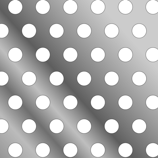 R025B10 — Ø2.5mm round hole perforated sheet