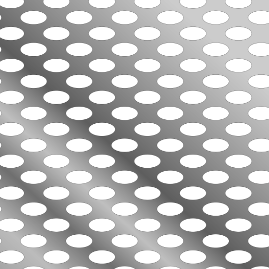 R025B10 — Ø2.5mm round hole perforated sheet