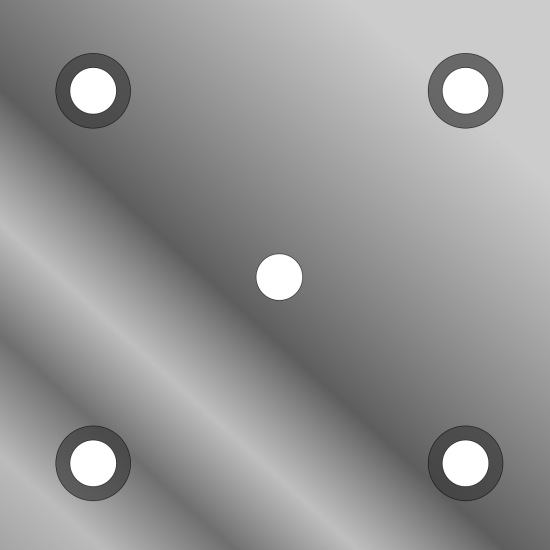 R025B10 — Ø2.5mm round hole perforated sheet